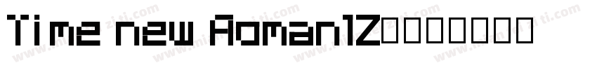 Time new Roman12号字体转换